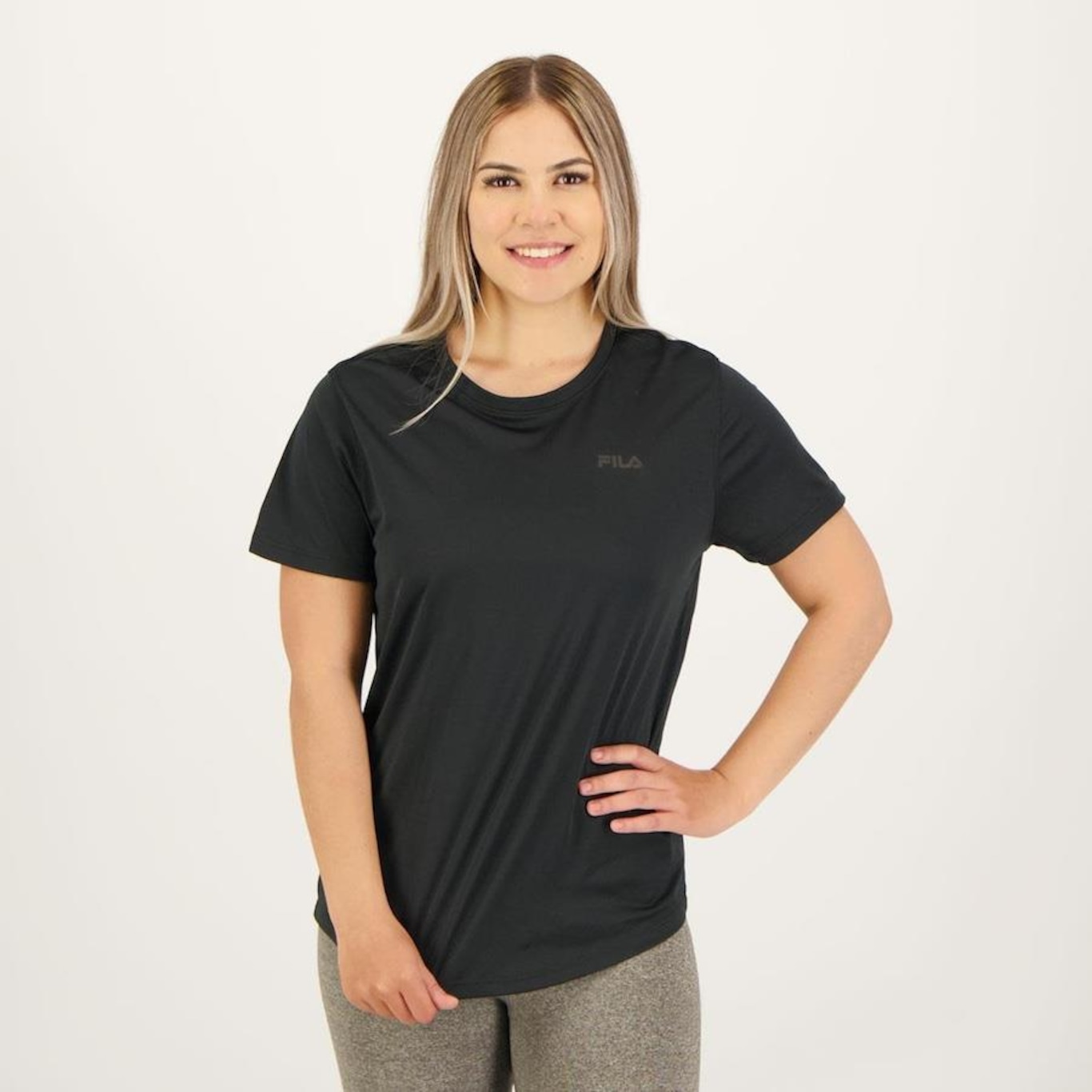 Camiseta Fila Basic Sports Polygin - Feminina - Foto 1