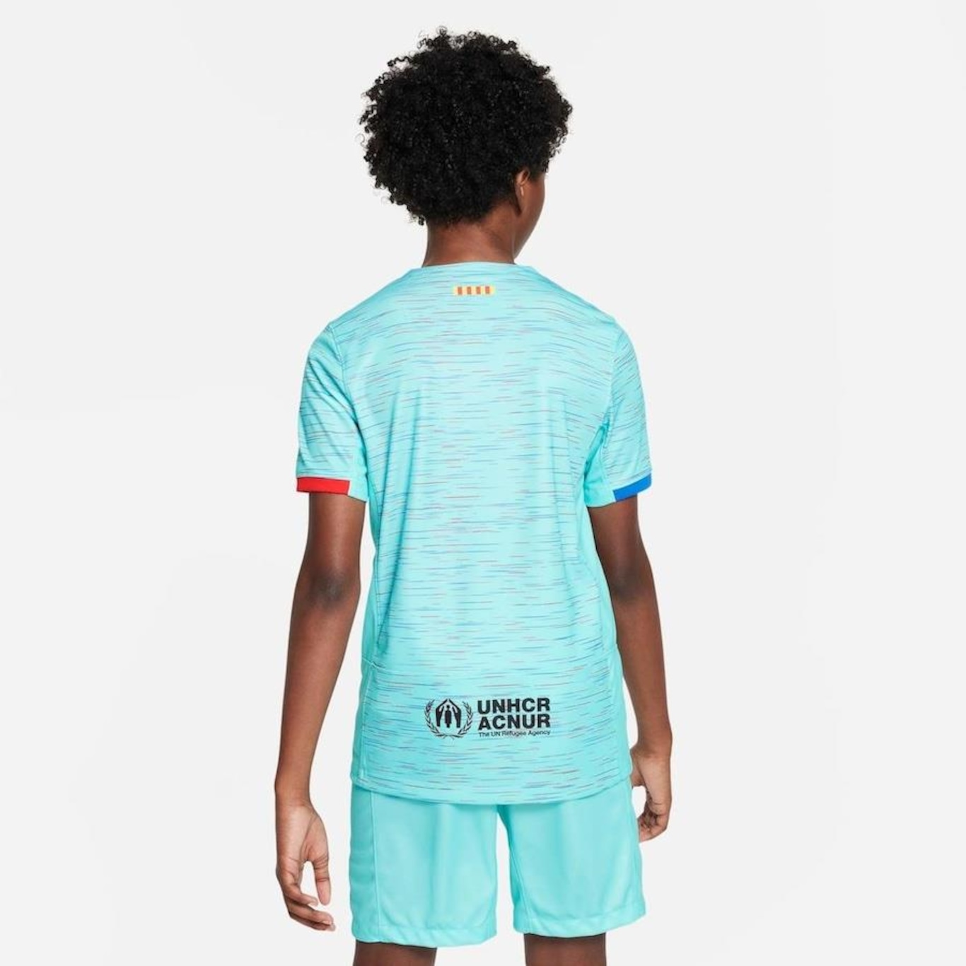 Camisa Barcelona Iii 2022/23 Torcedor Pro Nike - Infantil - Foto 2