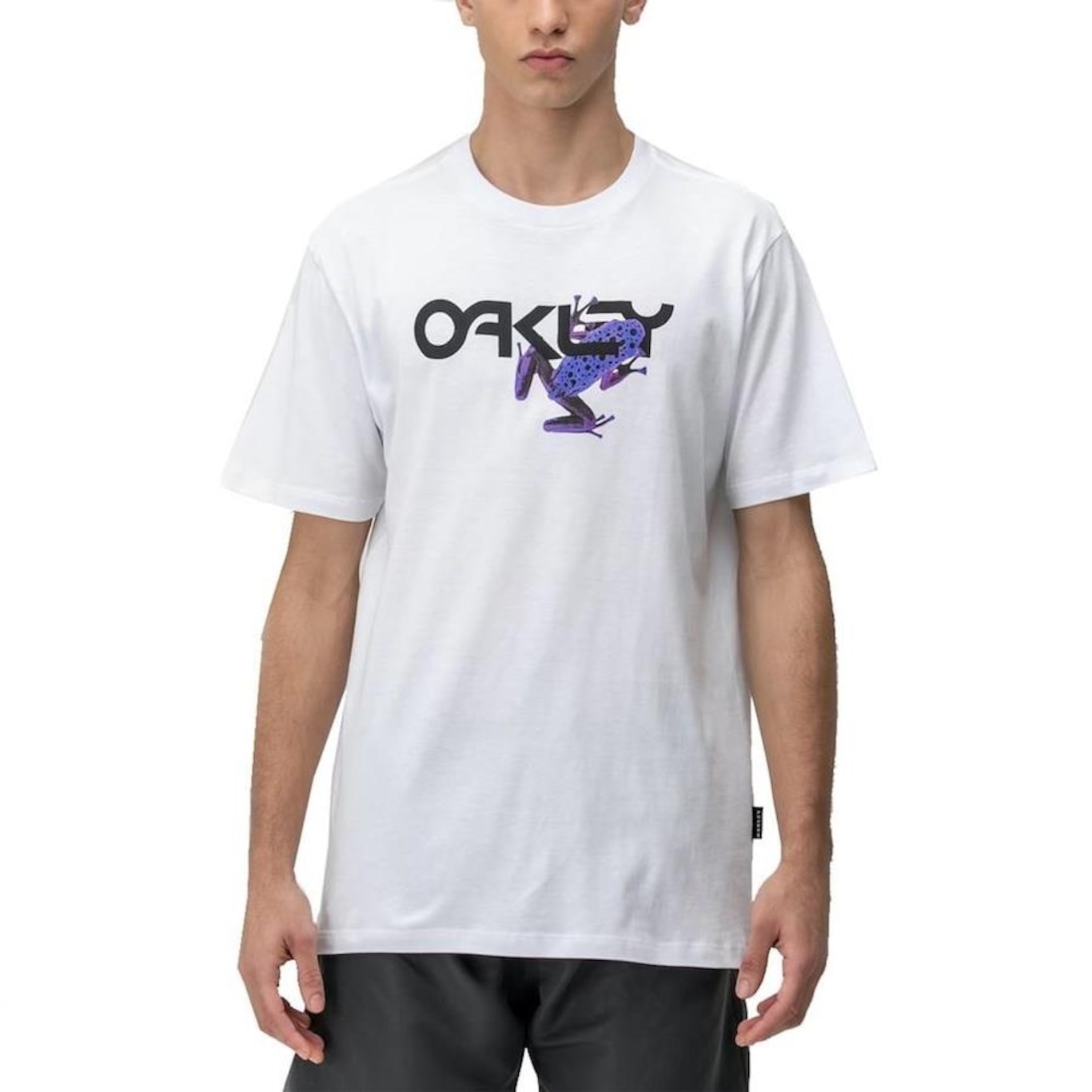 Camiseta Oakley Frog Graphic SM24 Masculina Blackout - Radical