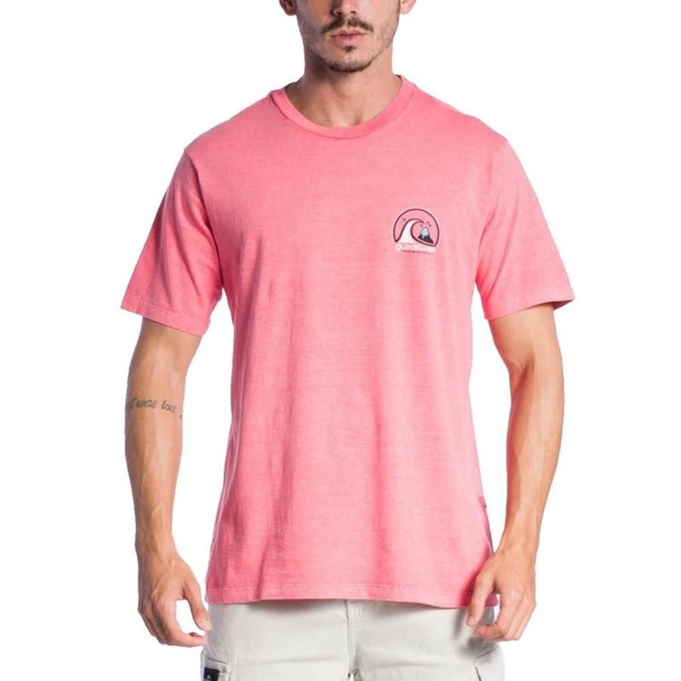 Camiseta Quiksilver Clean Circle - Masculina - Foto 1