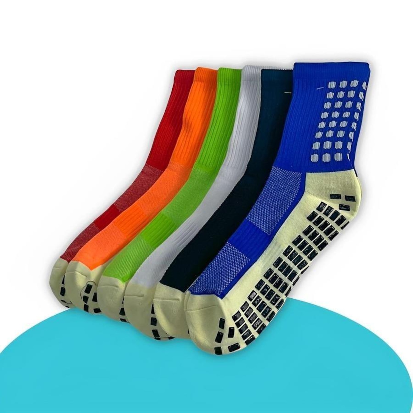 Meia de Futebol Cano Médio Red Place Prosocks Antiderrapante Trusox Pro Soccer - 36 A 44 - Adulto - Foto 3