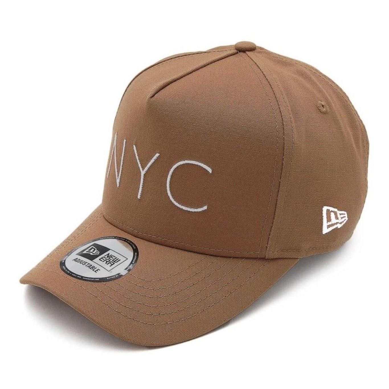 Boné New York City Aba Reta Snapback New Era 940 Tan - Foto 1