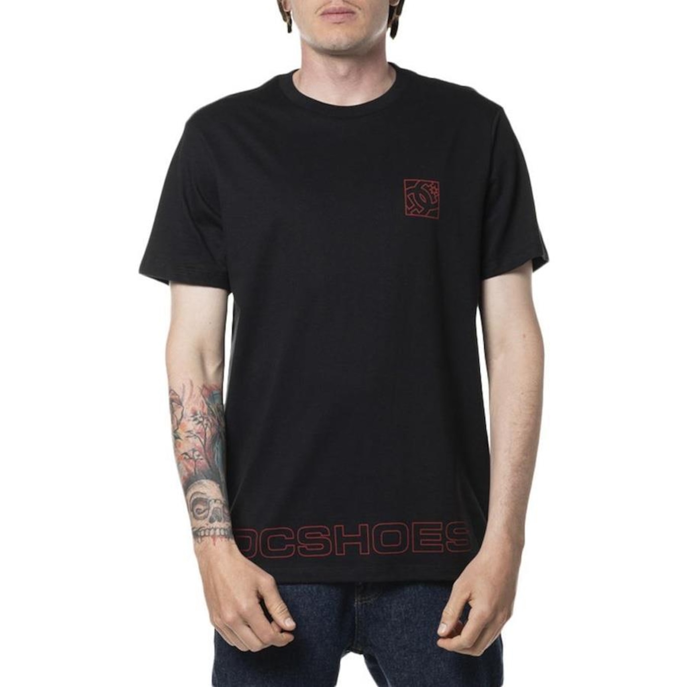 Camiseta Dc Shoes All Outline Sm24 - Masculina - Foto 1