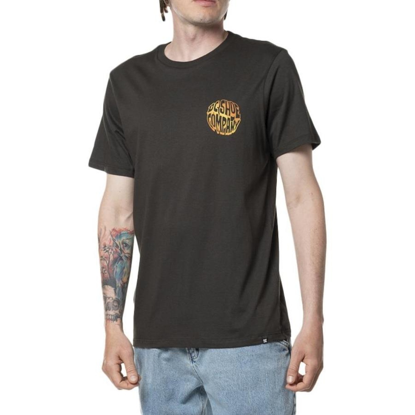 Camiseta Dc Shoes Warped Circle Sm24 - Masculina - Foto 1