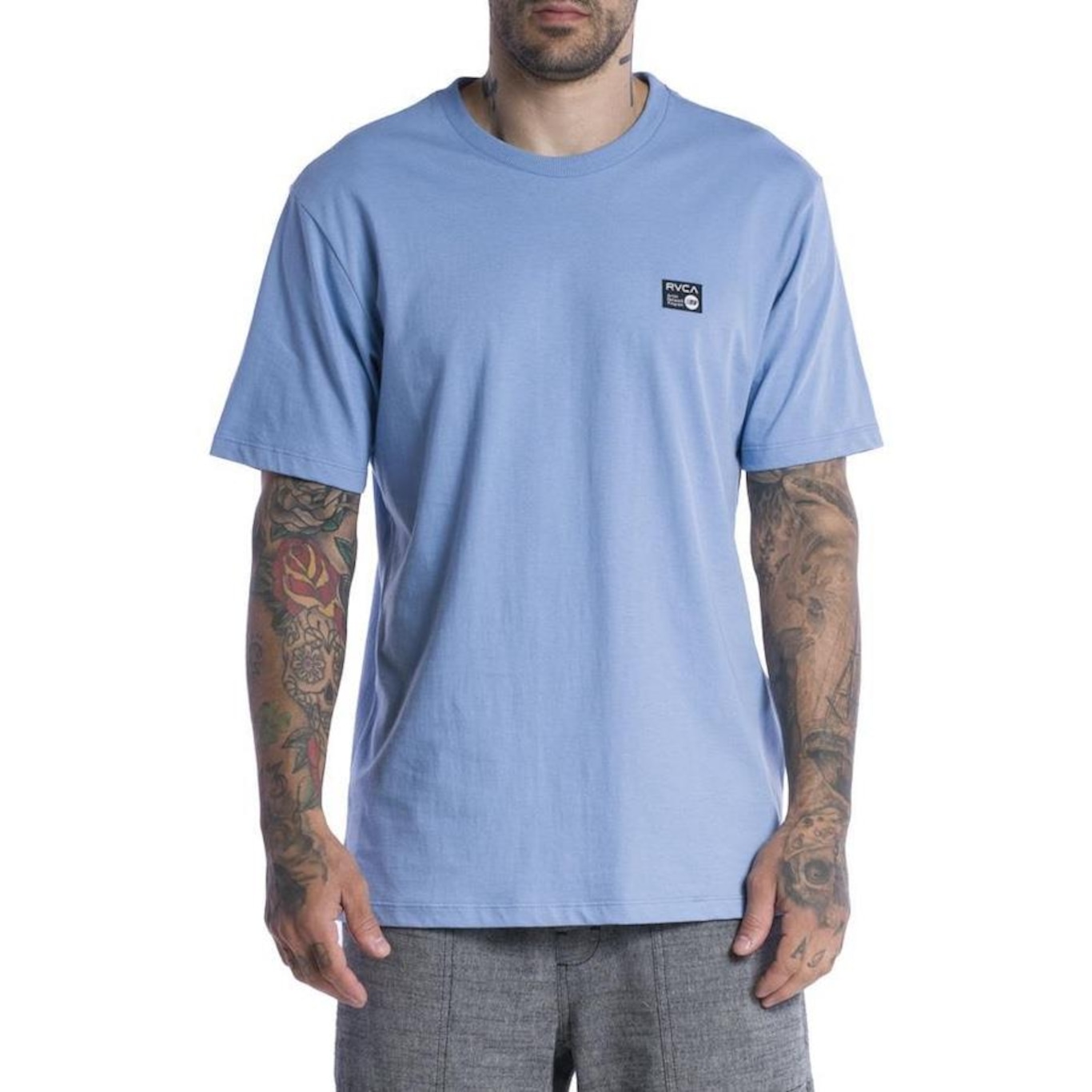 Camiseta Rvca Anp Label Sm24 - Masculina - Foto 1