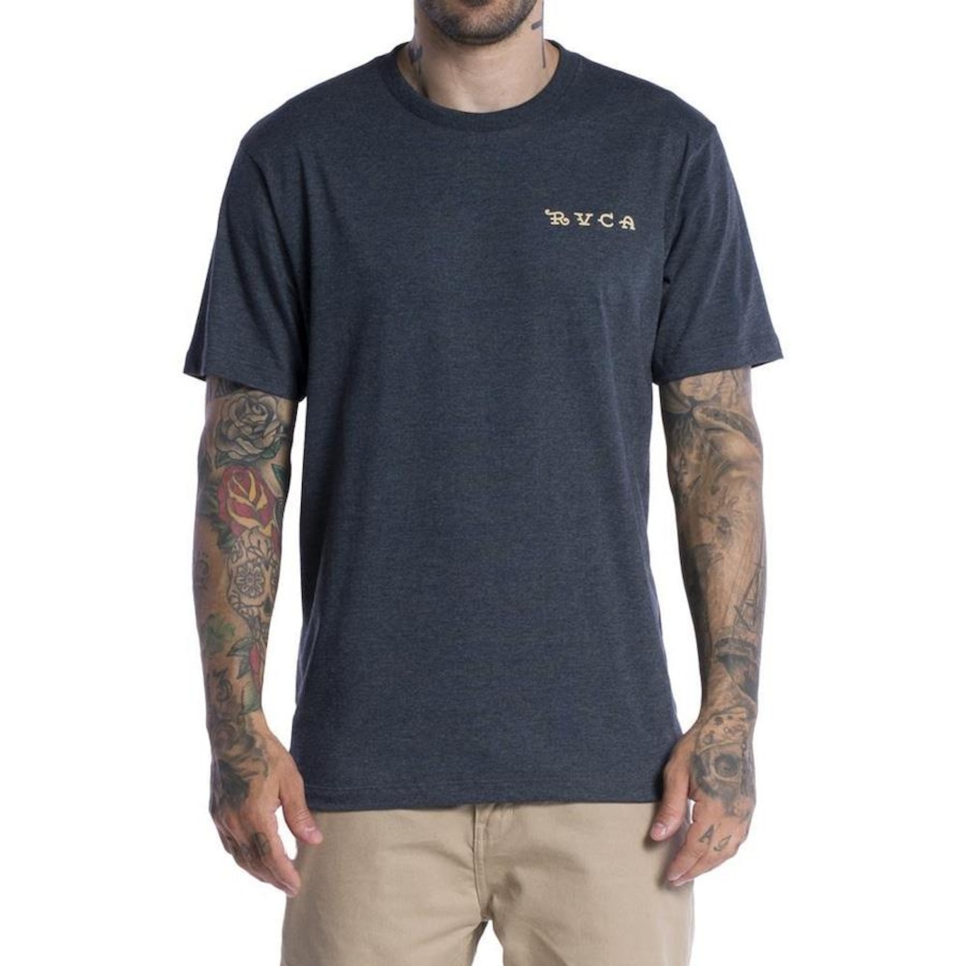 Camiseta Rvca Bert Eagle Sm24 - Masculina - Foto 1