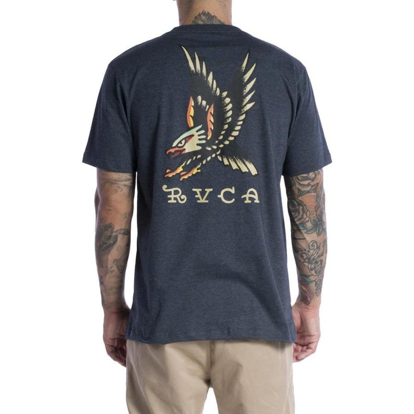 Camiseta Rvca Bert Eagle Sm24 - Masculina - Foto 2