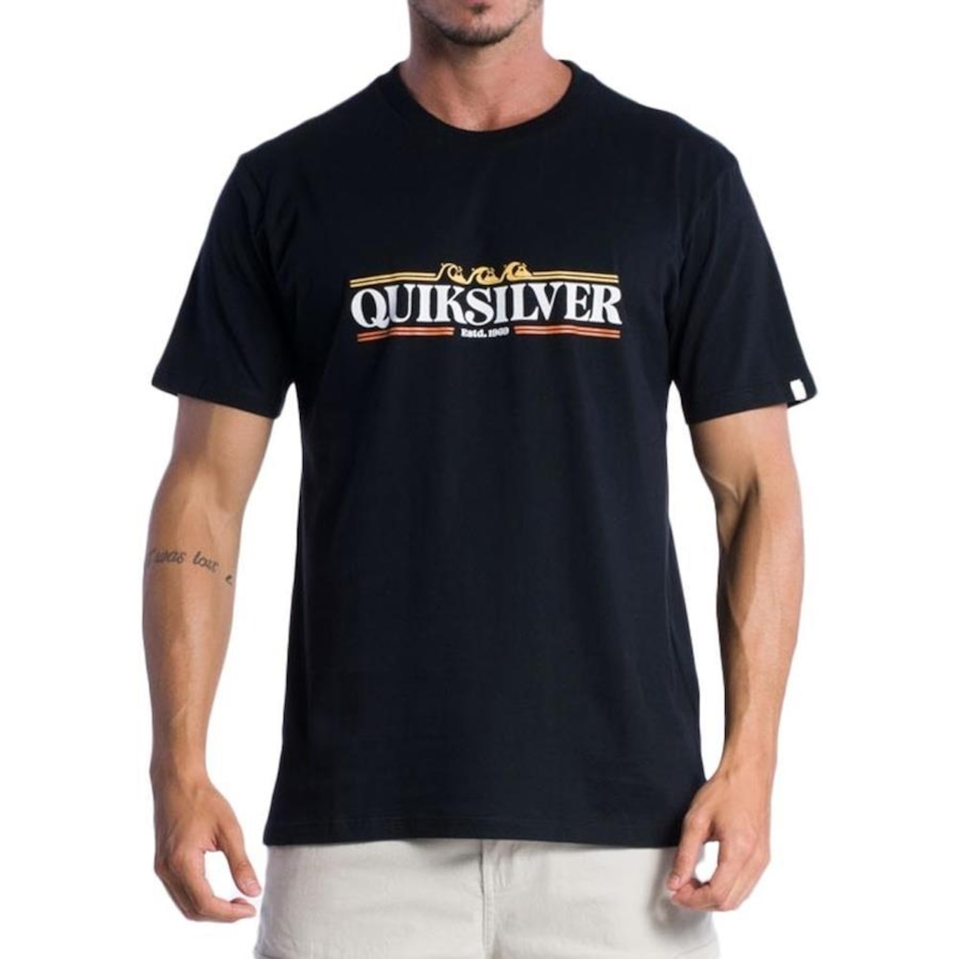 Camiseta Quiksilver Gradient Line Sm24 - Masculina - Foto 1