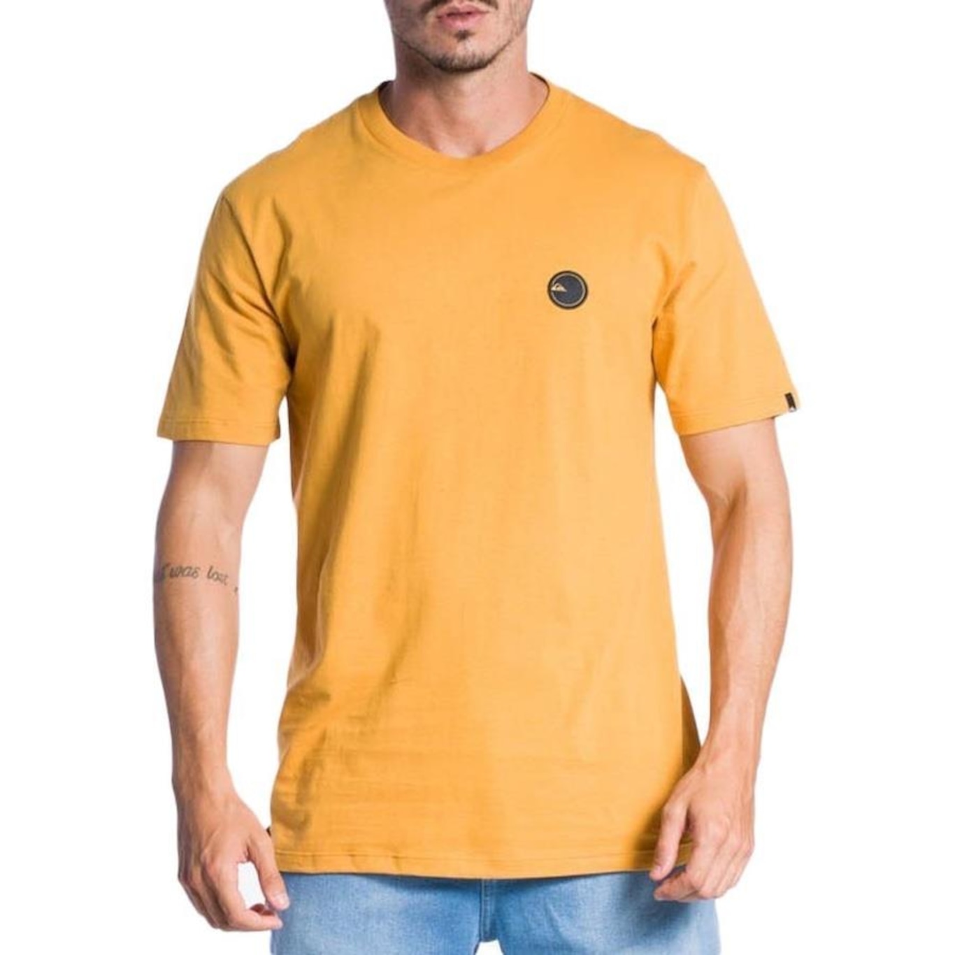 Camiseta Quiksilver Patch Round Color Sm24 - Masculina - Foto 1