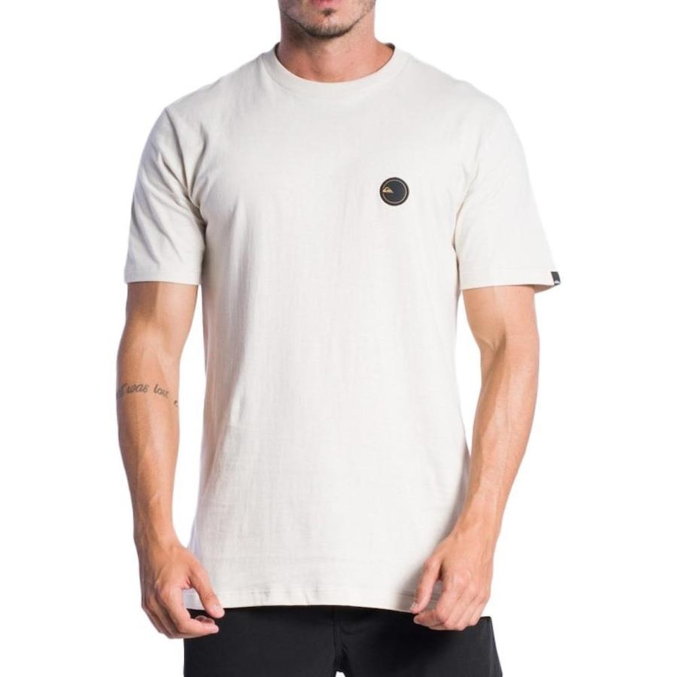 Camiseta Quiksilver Patch Round Color Sm24 - Masculina - Foto 1