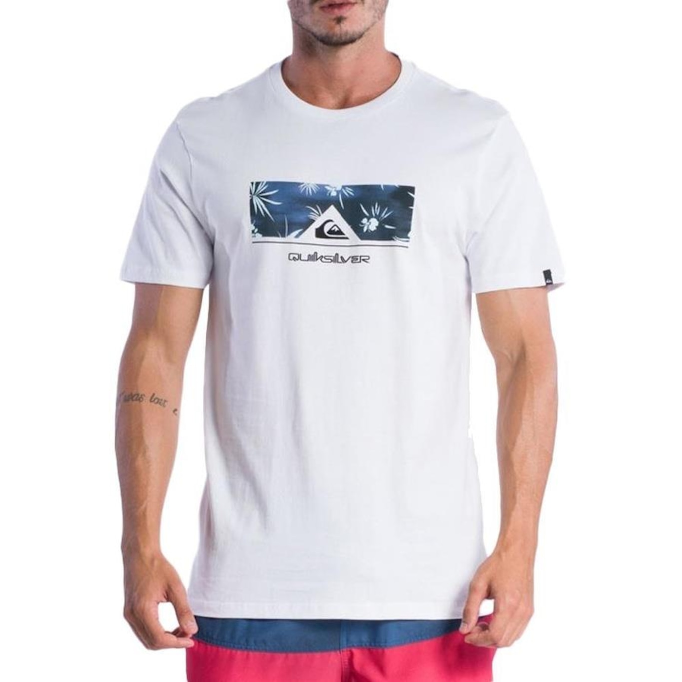 Camiseta Quiksilver Postcard Sm24 - Masculina - Foto 1