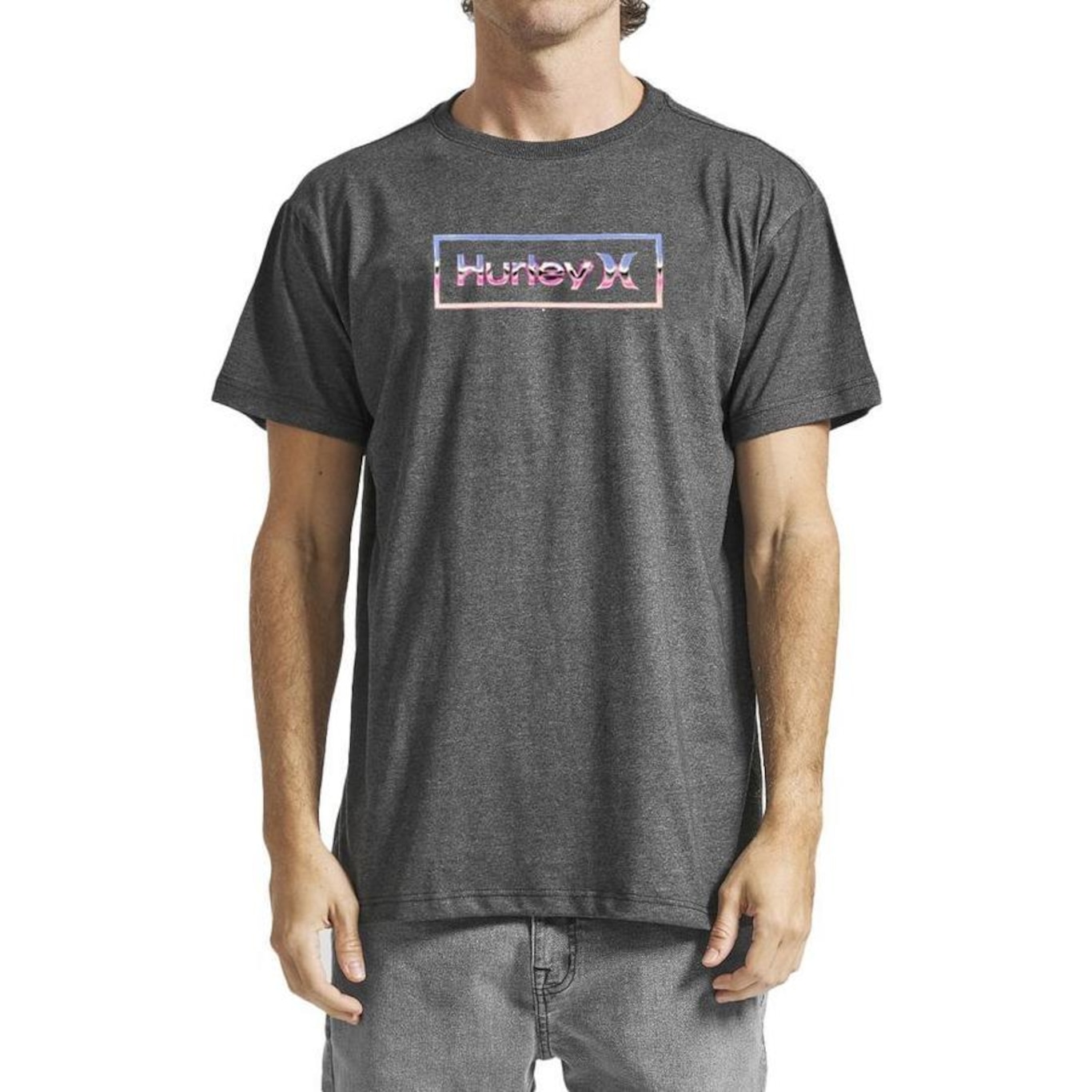 Camiseta Hurley Chrome Sm24 - Masculina - Foto 1