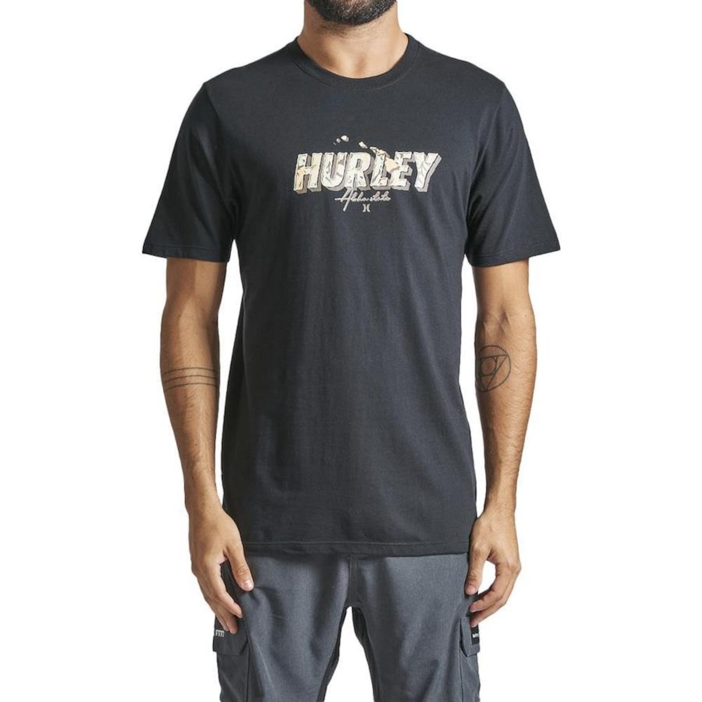 Camiseta Hurley Aloha Sm24 - Masculina - Foto 1