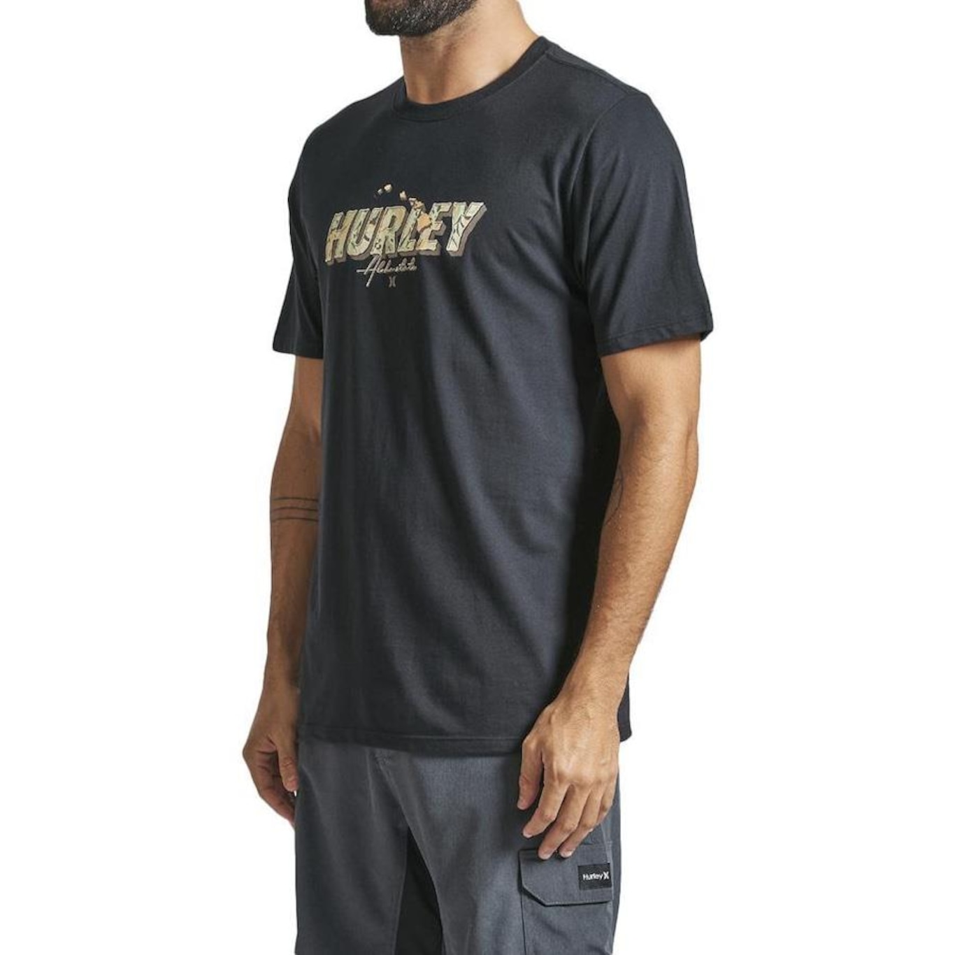 Camiseta Hurley Aloha Sm24 - Masculina - Foto 3