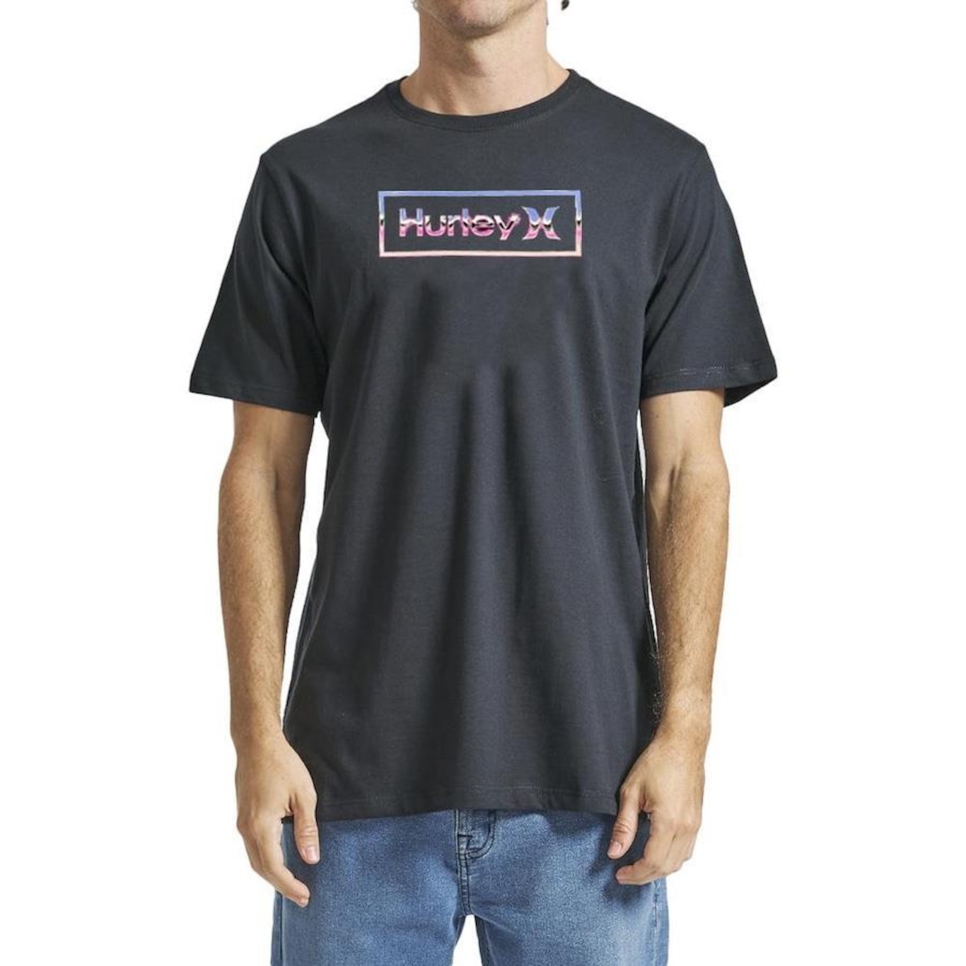 Camiseta Hurley Chrome Sm24 - Masculina - Foto 1