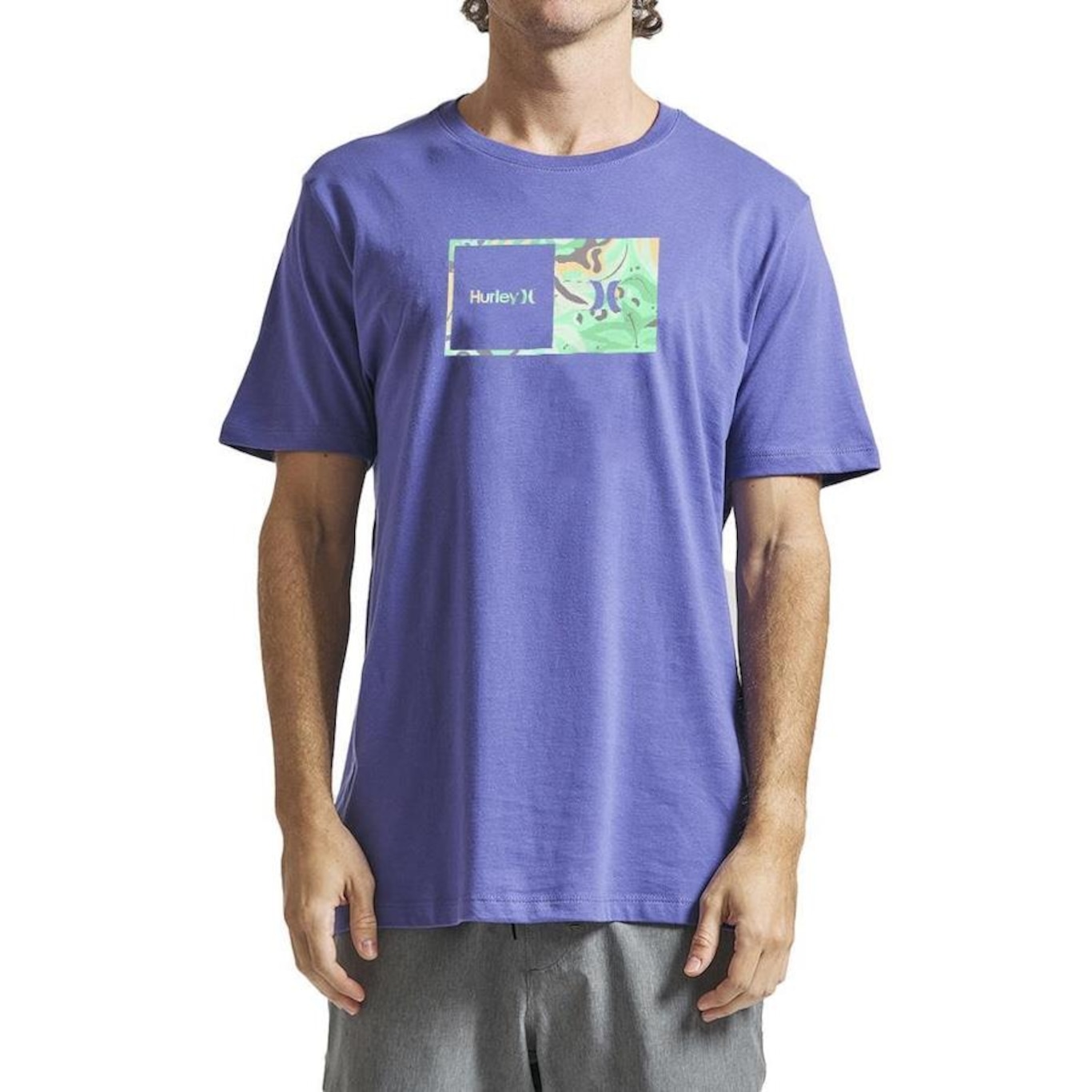 Camiseta Hurley Aloha Box Sm24 - Masculina - Foto 1