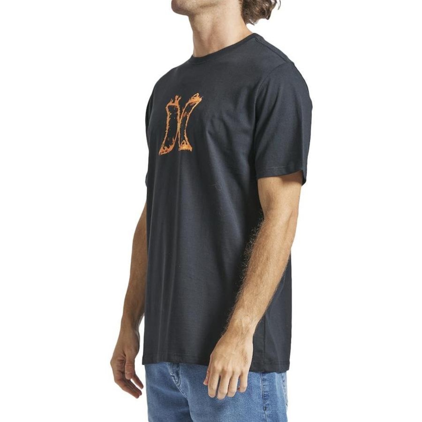 Camiseta Hurley Icon Fire Sm24 - Masculina - Foto 3