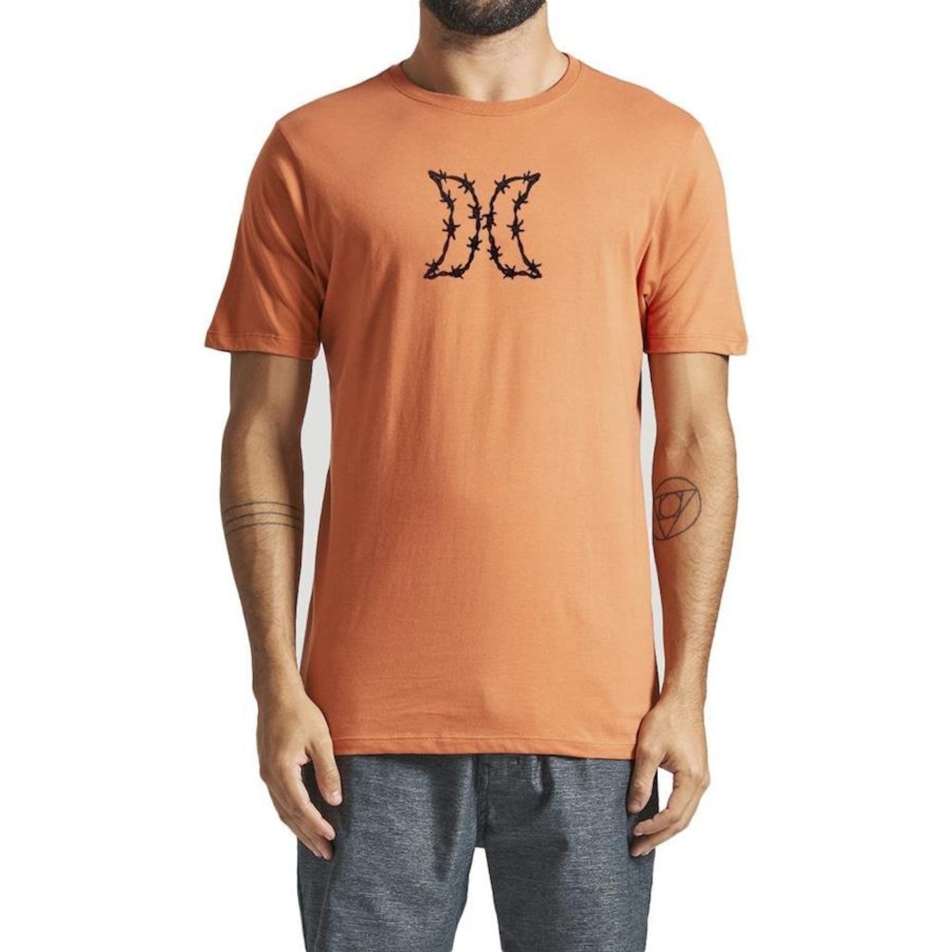 Camiseta Hurley Hard Sm24 - Masculina - Foto 1