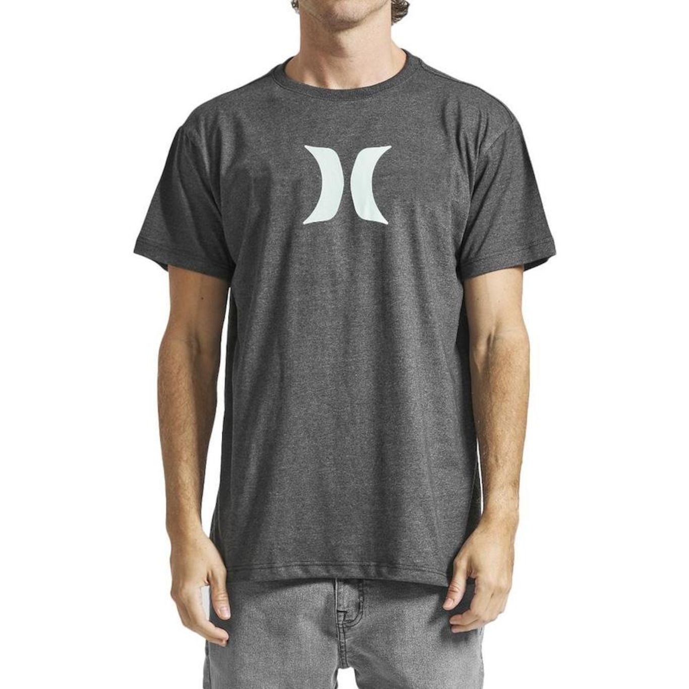 Camiseta Hurley Icon Sm24 Oversize - Masculina - Foto 1