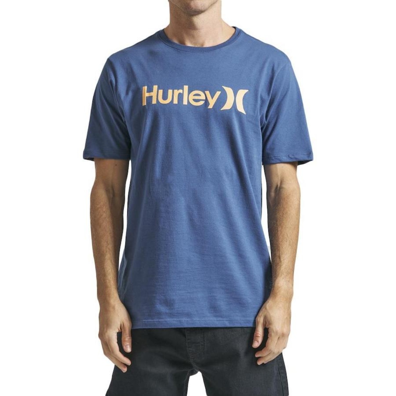 Camiseta Hurley O&O Solid Sm24 - Masculina - Foto 1