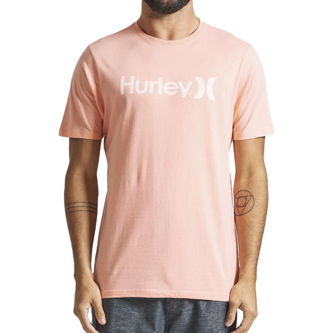 Camiseta Hurley O&O Solid Sm24 - Masculina - Foto 1