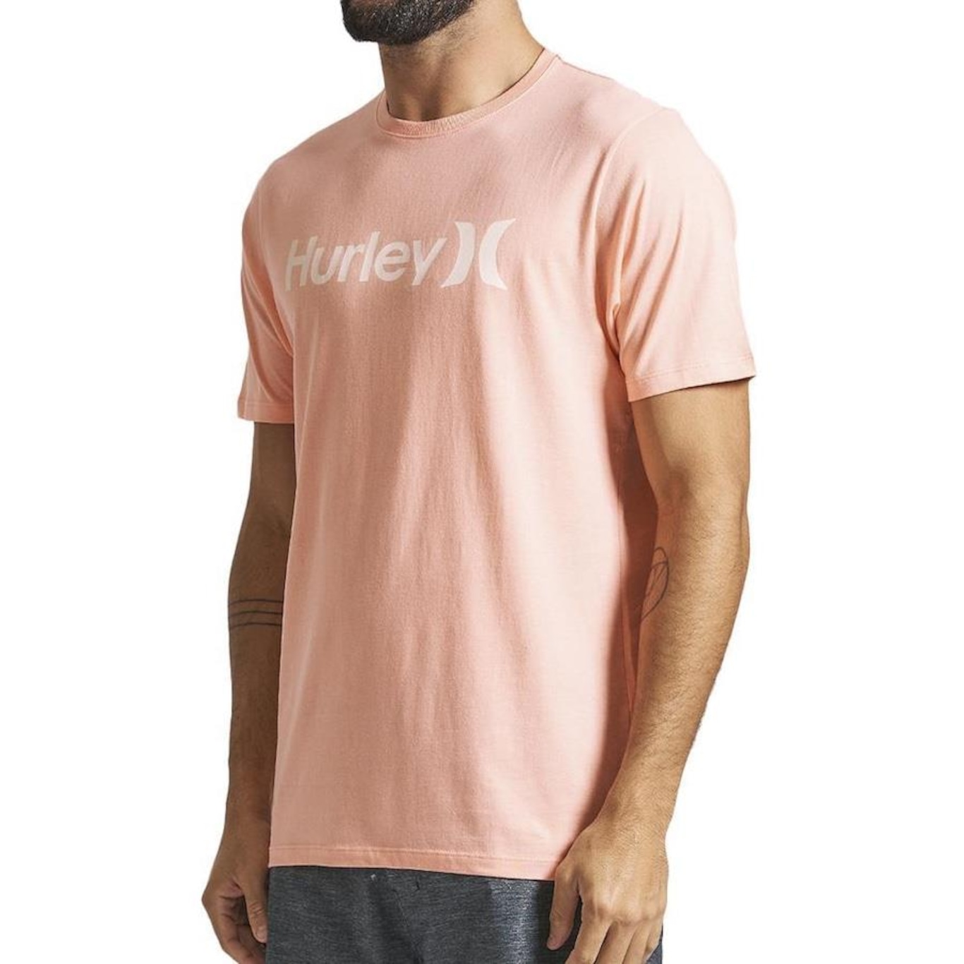 Camiseta Hurley O&O Solid Sm24 - Masculina - Foto 3