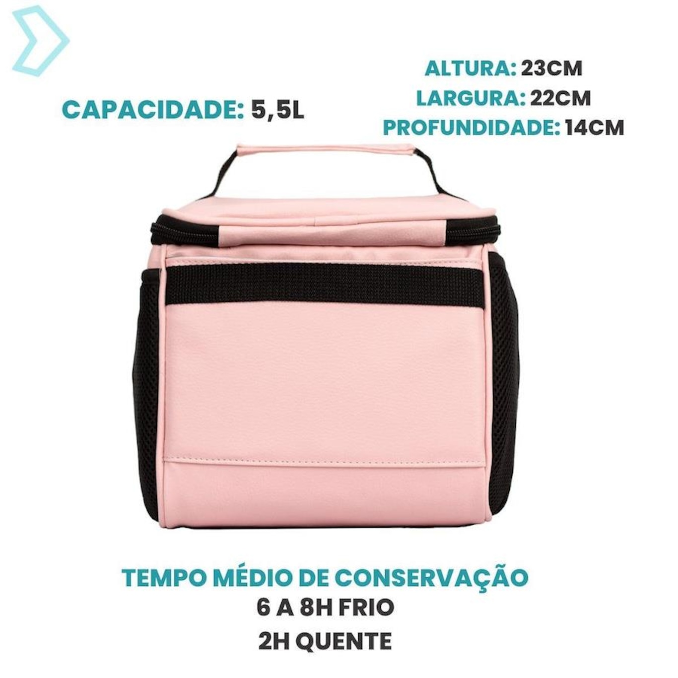 Bolsa Térmica Dagg Fitness Premium Academia Necessaire - 5,5L - Foto 6