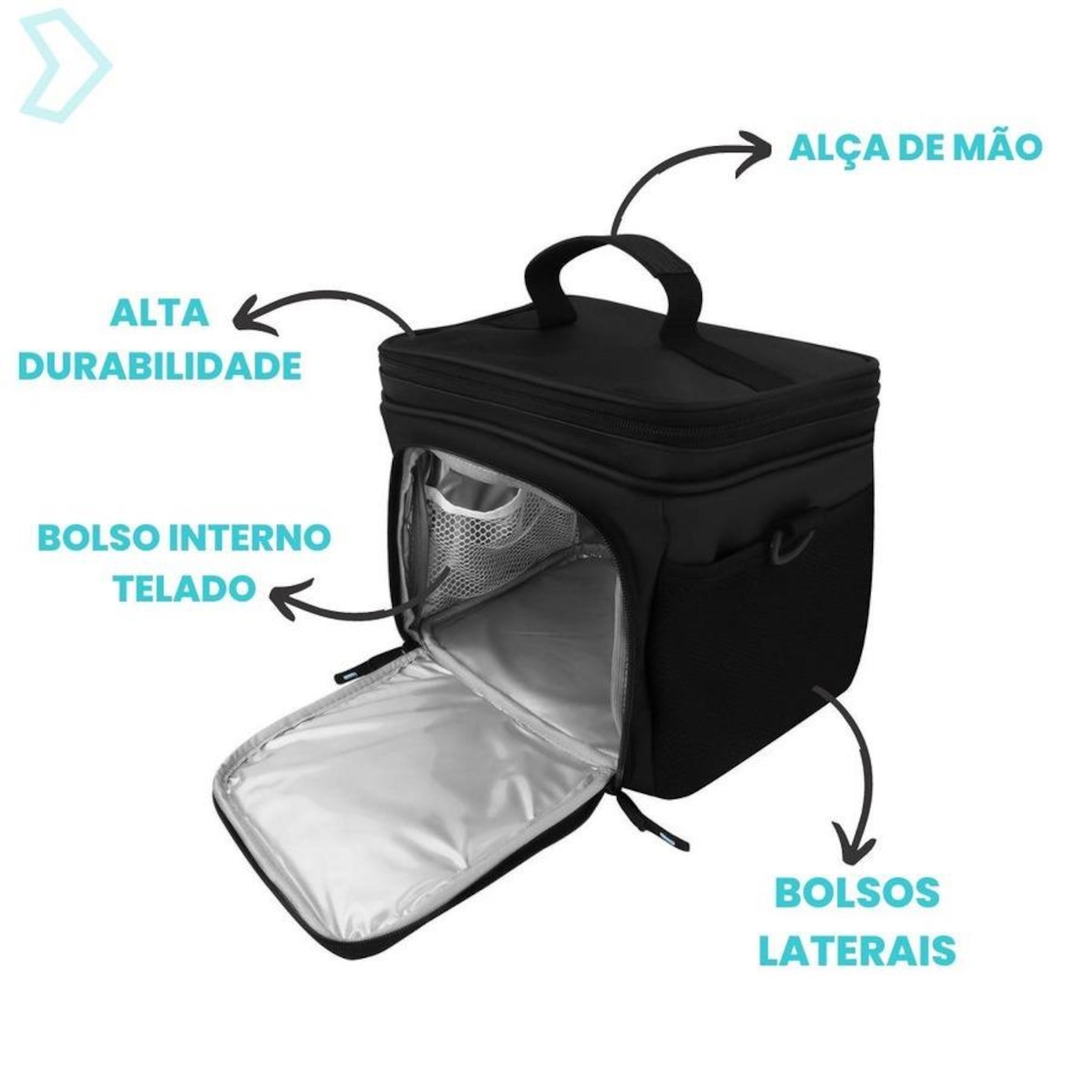 Bolsa Térmica Fitgear Titanium Bolso Frontal Bag - 7 Litros - Foto 2