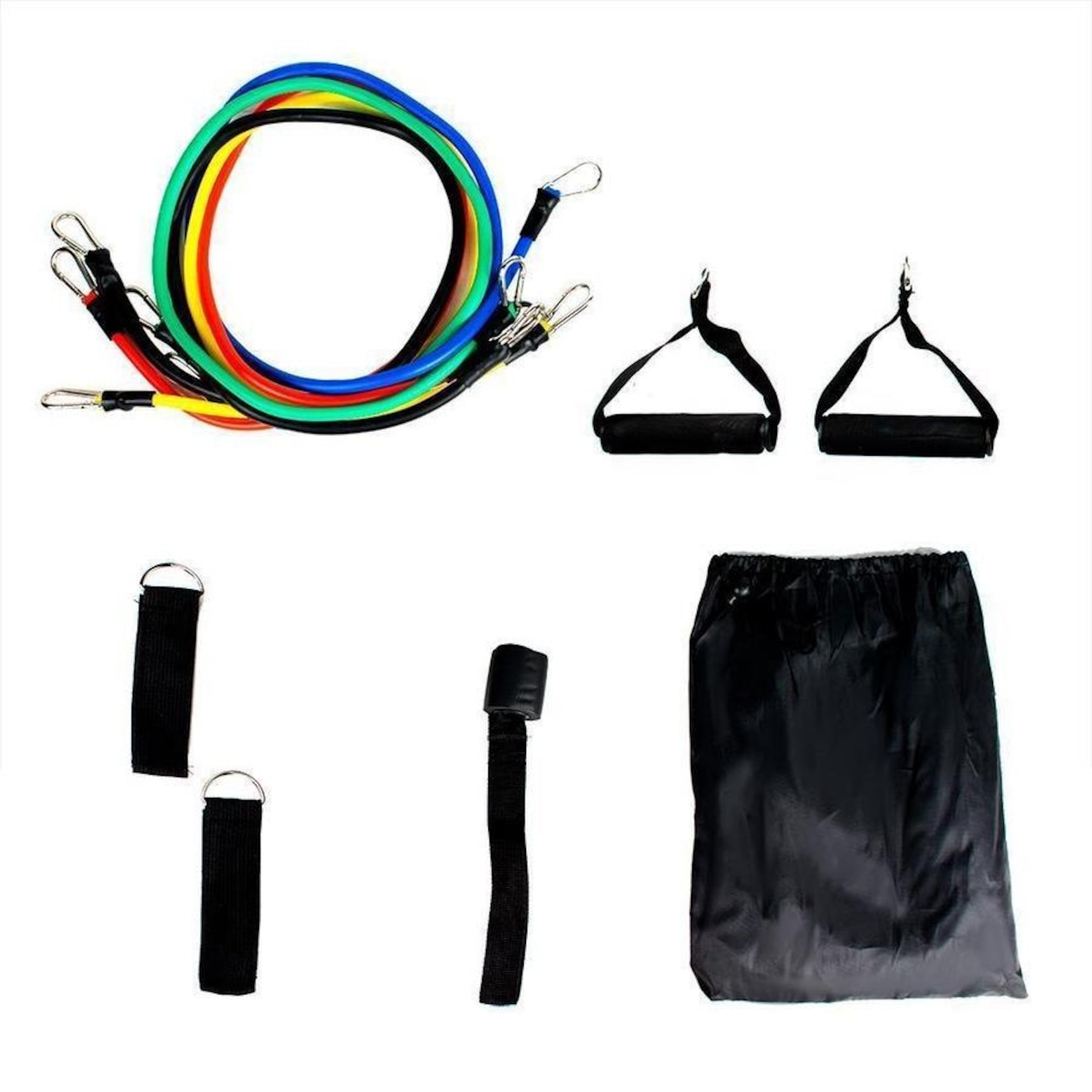 Kit de Extensor Elásticos Red Place Resistente Premium Power Bands Extreme com 11 Itens - Foto 3