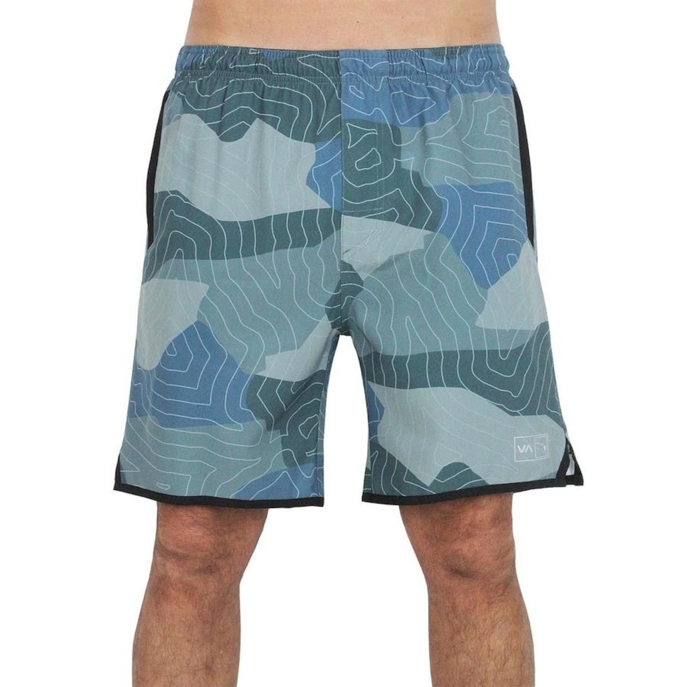 Bermuda Rvca Yogger Stretch Hawaii Multi - Masculina - Foto 2