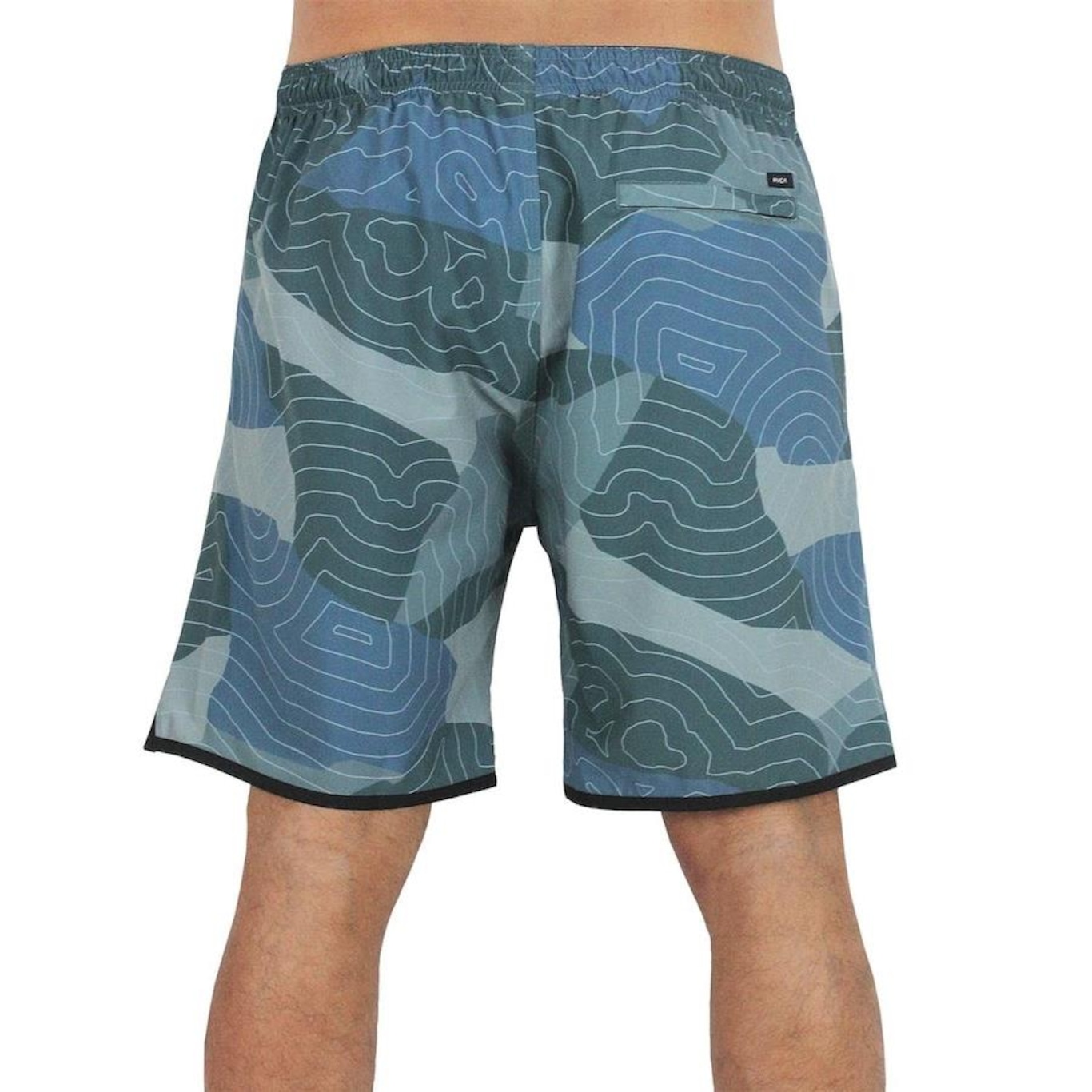 Bermuda Rvca Yogger Stretch Hawaii Multi - Masculina - Foto 3