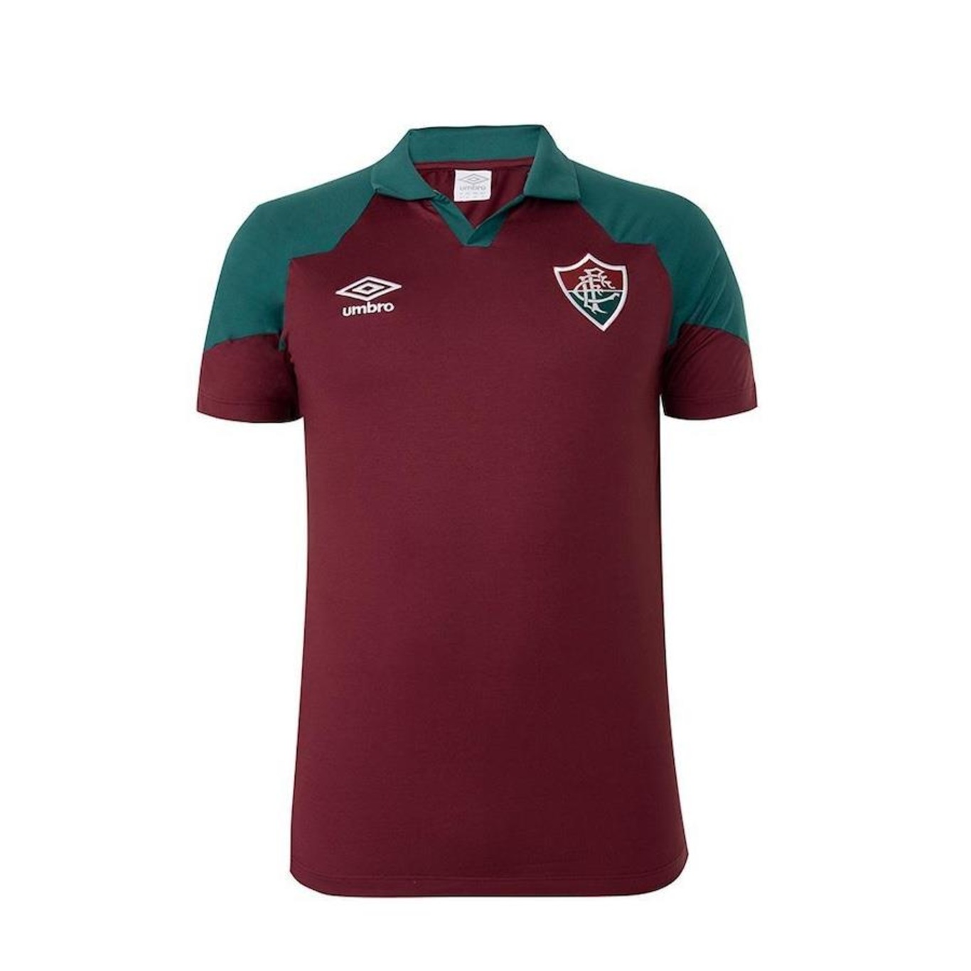 Camisa Polo do Fluminense 2023 Umbro Viagem - Masculina - Foto 1