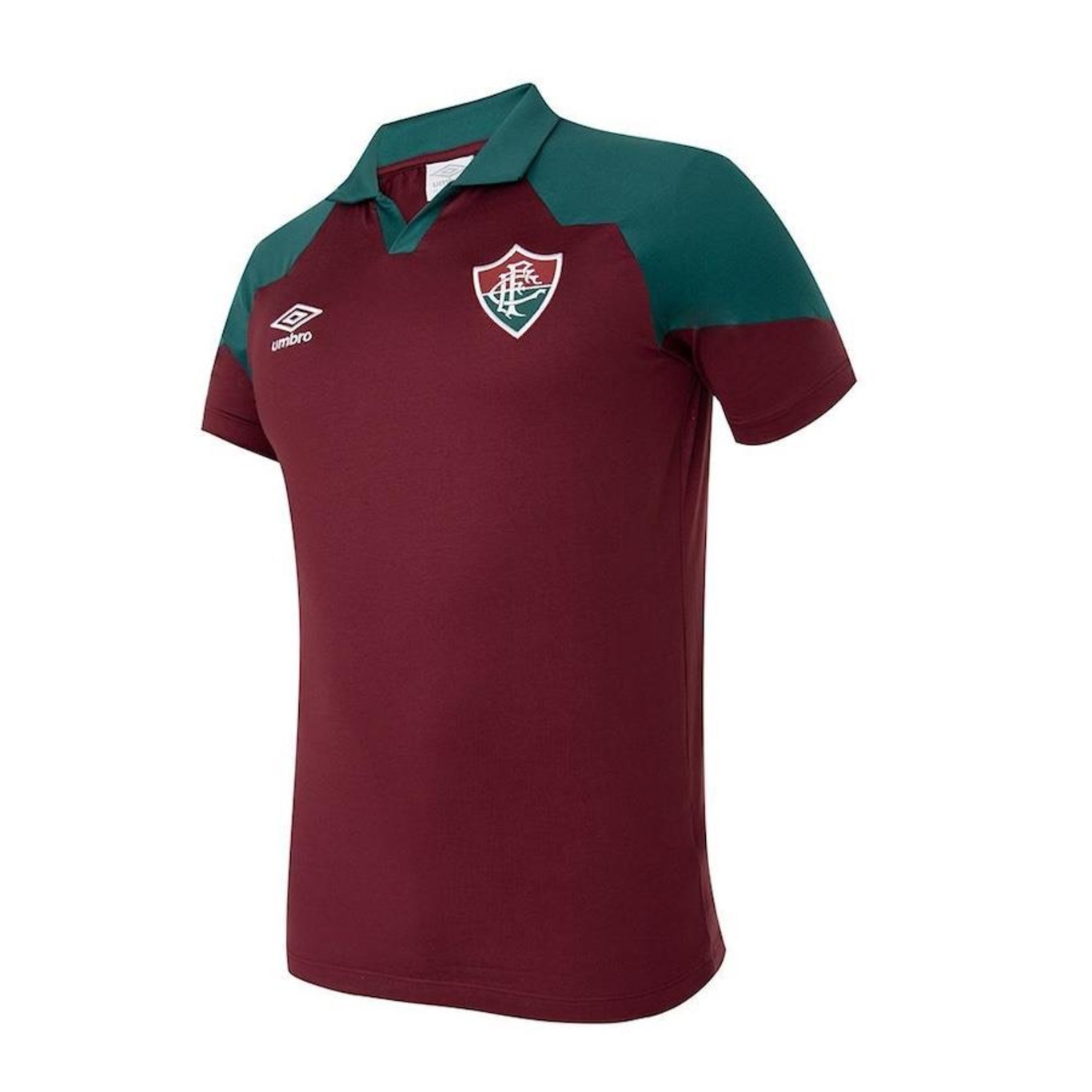 Camisa Polo do Fluminense 2023 Umbro Viagem - Masculina - Foto 2