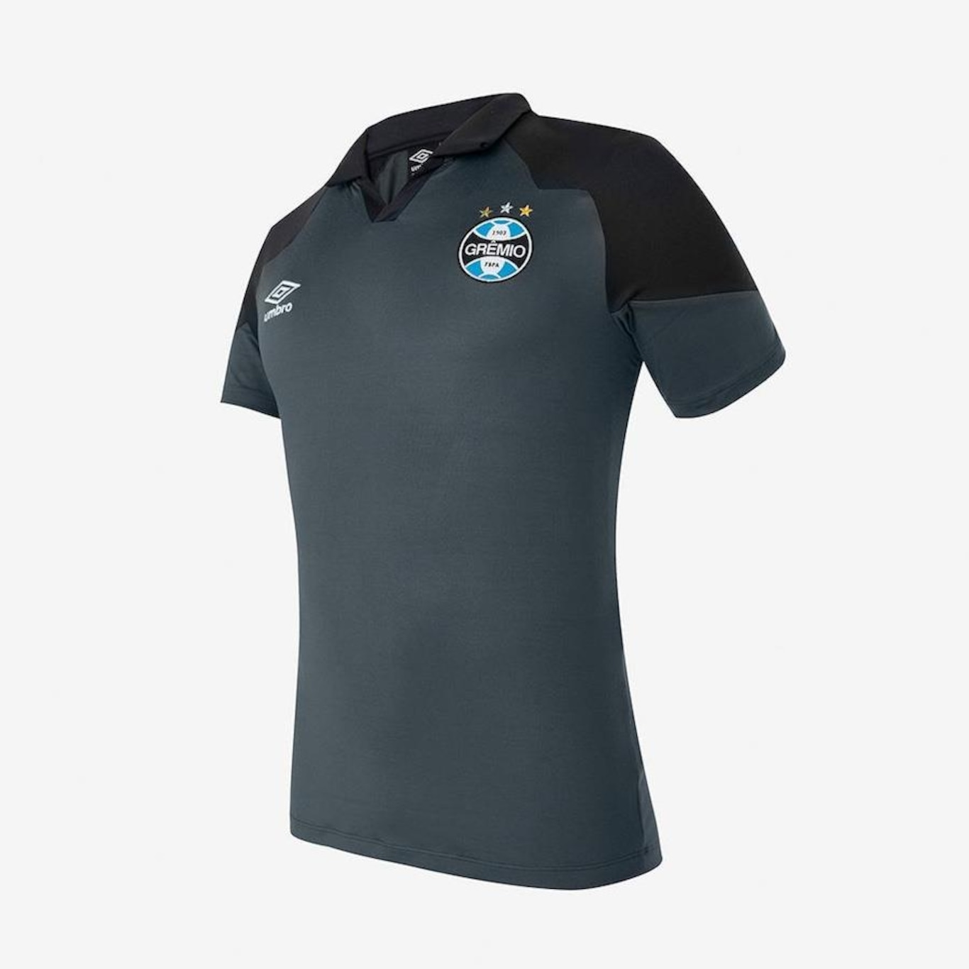 Camisa Polo do Grêmio 2023 Umbro Viagem - Masculina - Foto 2