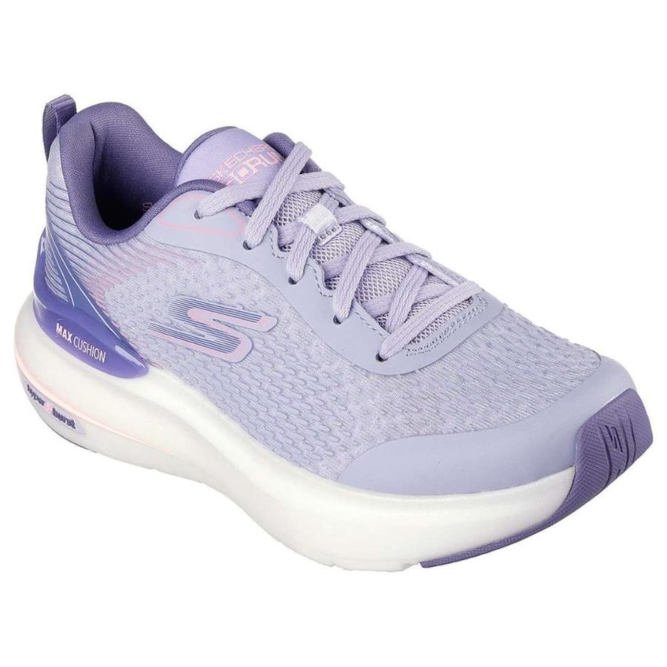 Tênis Skechers Max Cushioning Hyper Burst - Feminino - Foto 4