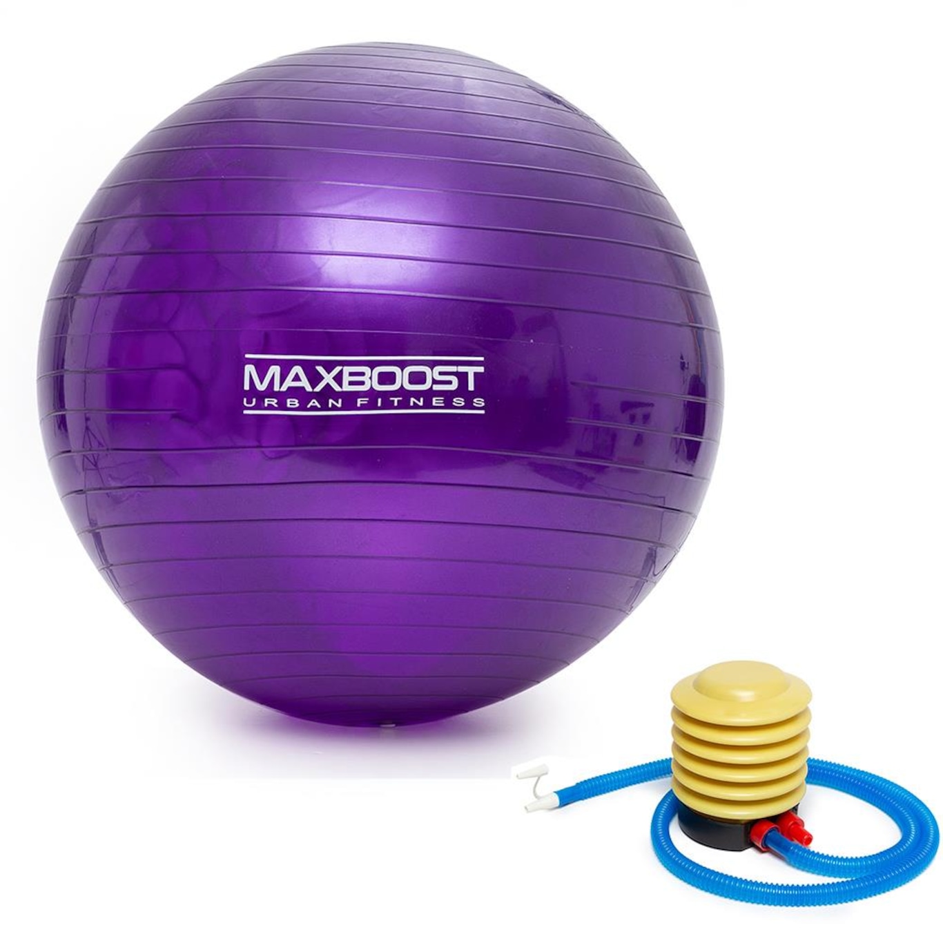 Bola Suiça Maxboost 65cm com Bomba Pilates Yoga Abdominais 200Kg - Foto 1