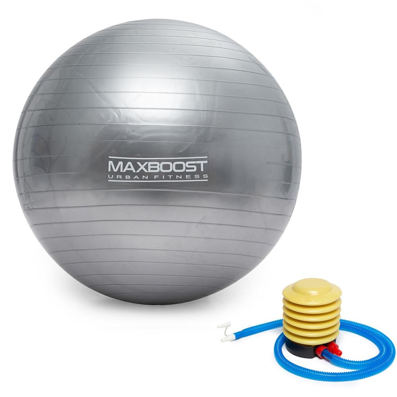 Bola Suiça Maxboost 75cm Pilates com Bomba Yoga Abdominais 200Kg - Foto 1