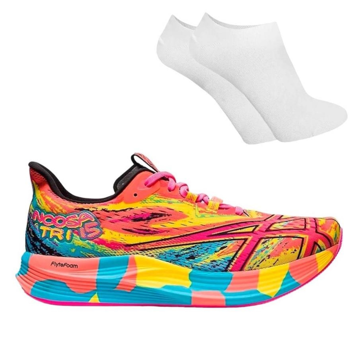 Tênis Asics Noosa Tri 15 + Par de Meia - Masculino - Foto 1