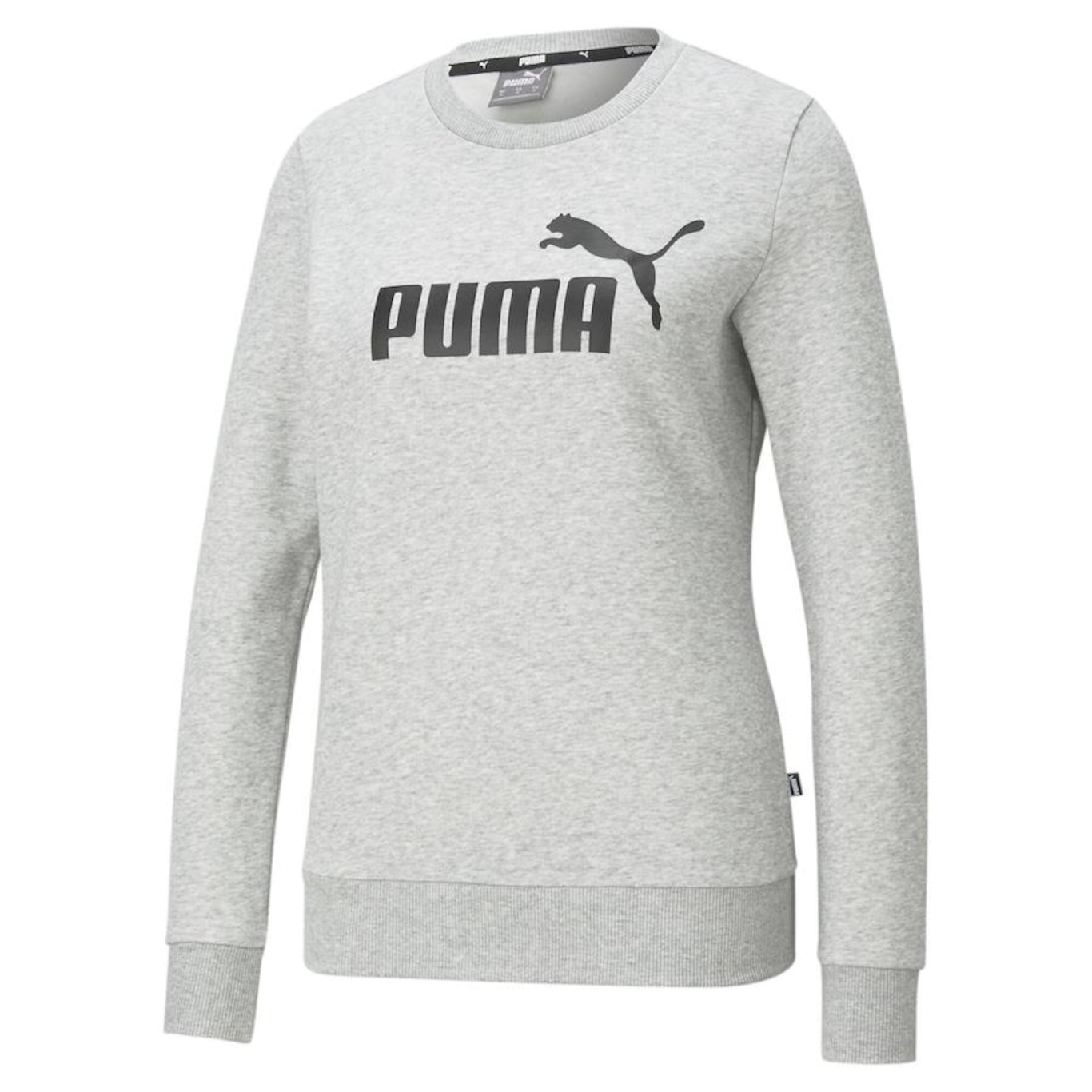 Blusão Puma Feminino Essentials Logo Crew FL - Foto 1