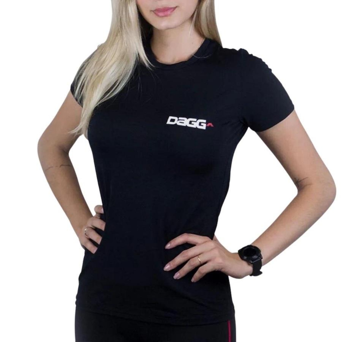 Camiseta Dagg Dri Fit Fitness - Feminina - Foto 1