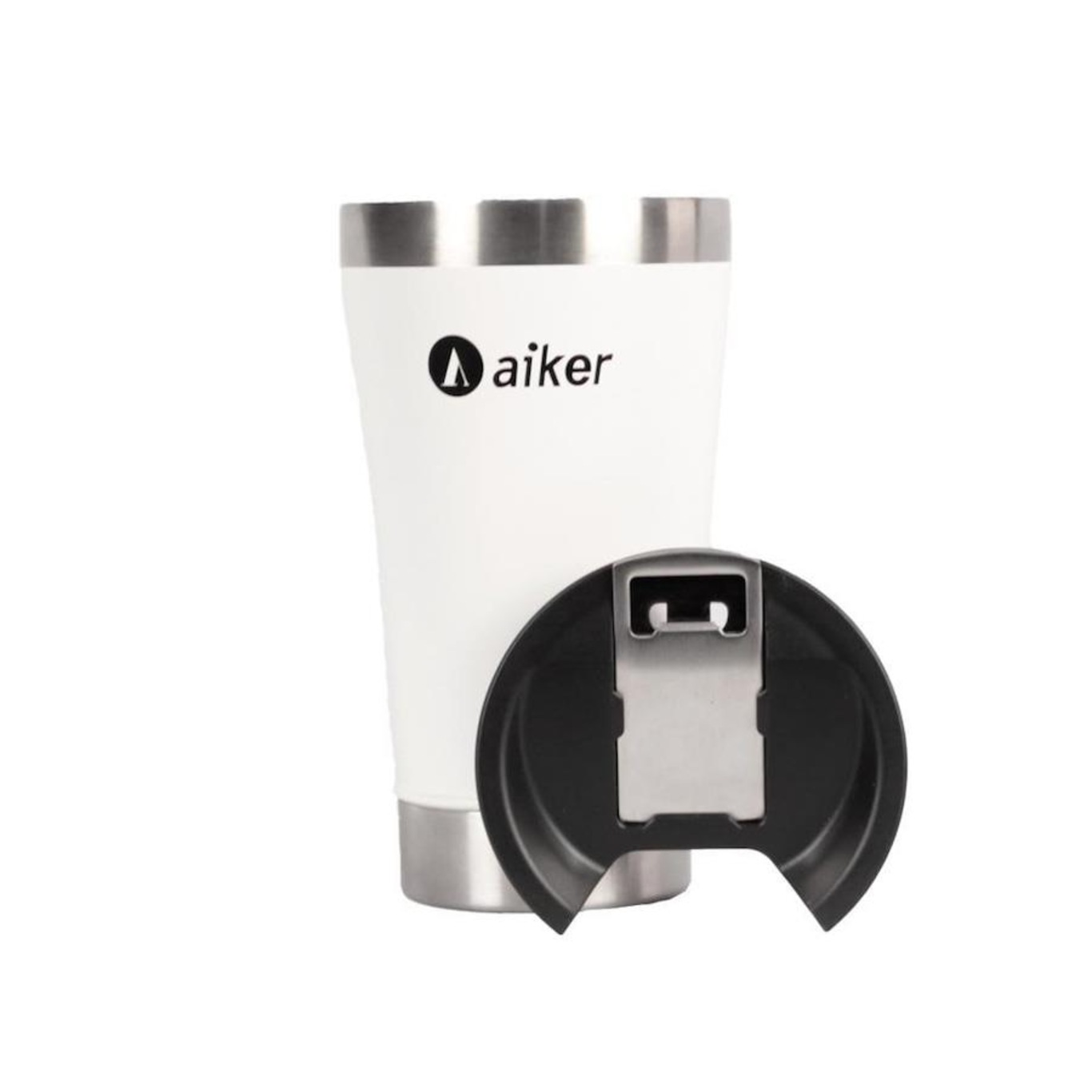 Copo Térmico Aiker Ak-5007 com Tampa - 473ml - Foto 2