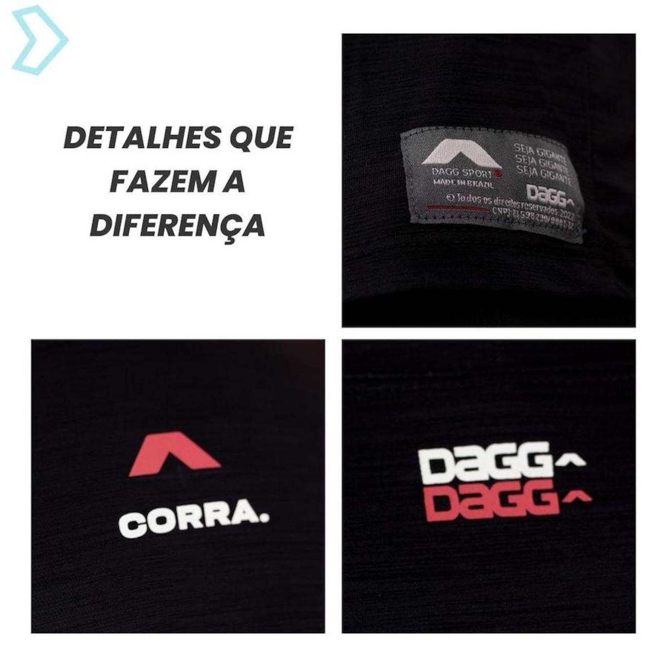 Camiseta Dagg Corra Dry Fit Proteção Uv10 Academia Running Fitness Confortável - Masculina - Foto 3