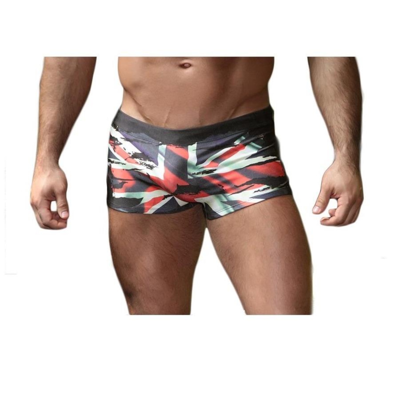 Sunga Boxer Grigo Collection Bandeiras com Bolso - Adulto - Foto 1