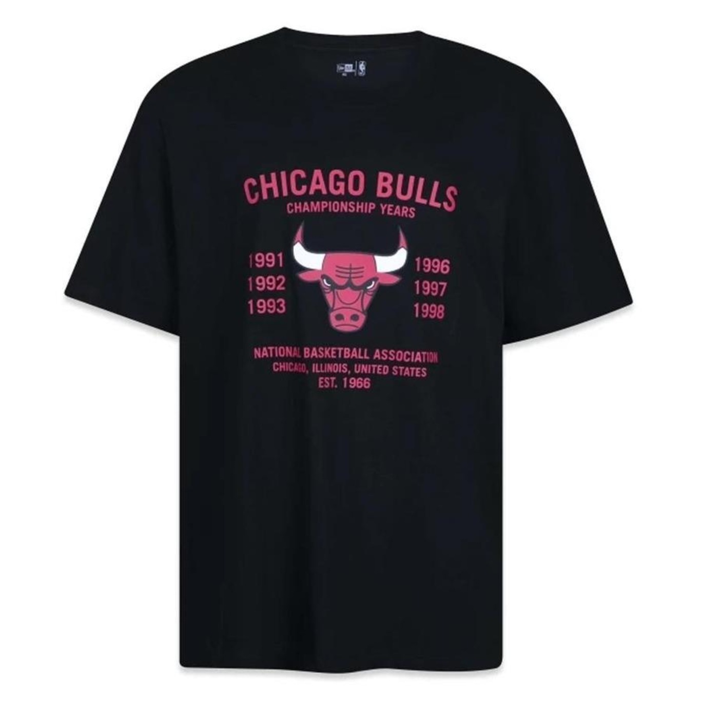 Camiseta New Era Chicago Bulls All Building - Masculina - Foto 1