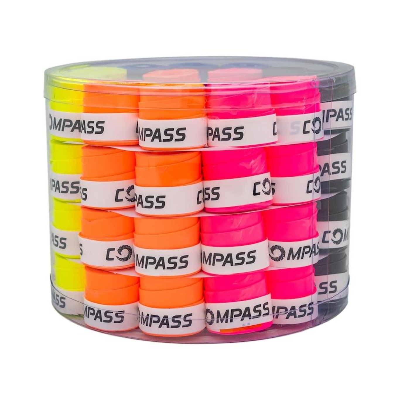 Kit de Overgrip Compass Colors com 5 Cores - 60 Unidades - Foto 1