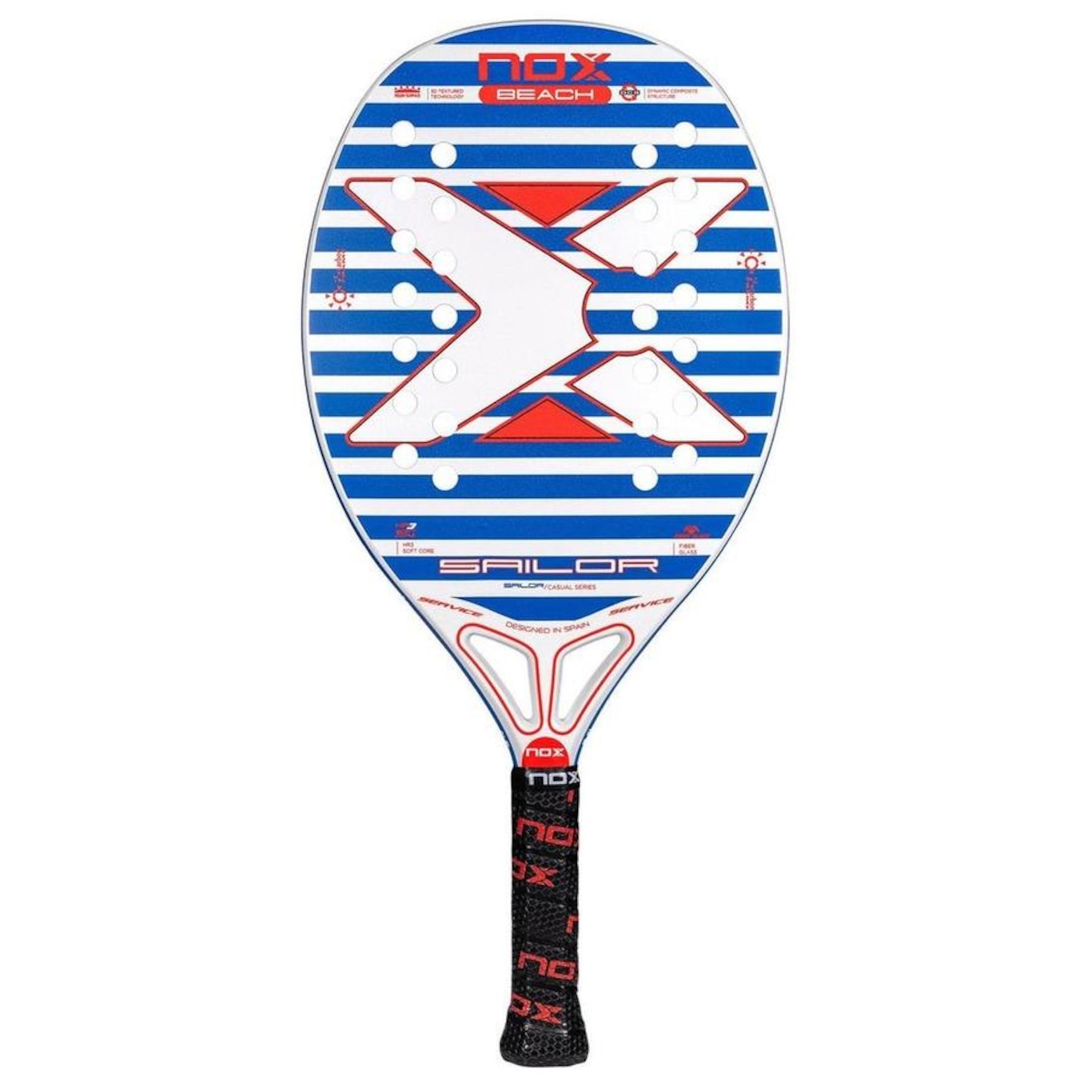 Raquete de Beach Tennis Nox Sailor Fiberglass - Foto 1