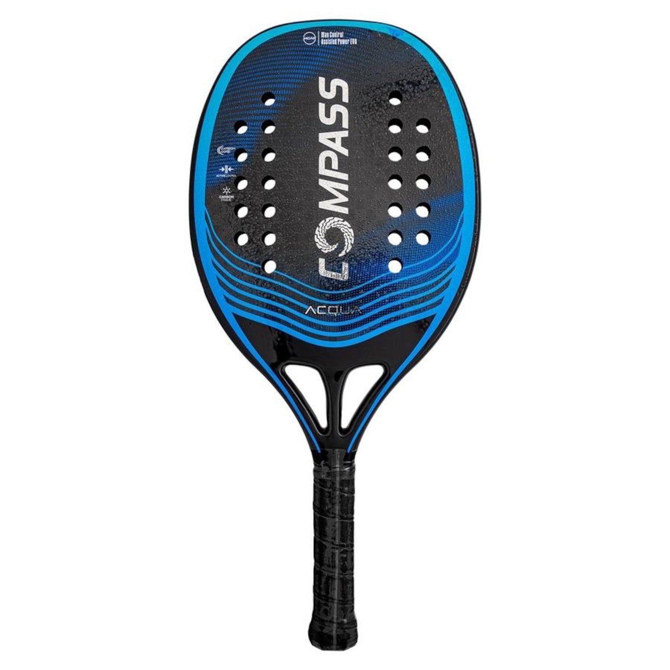 Raquete de Beach Tennis Compass Acqua 12K - Foto 1