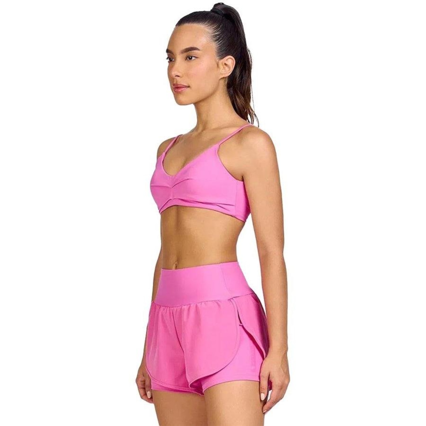 Shorts Alto Giro Bahamas Elastic - Feminino - Foto 2