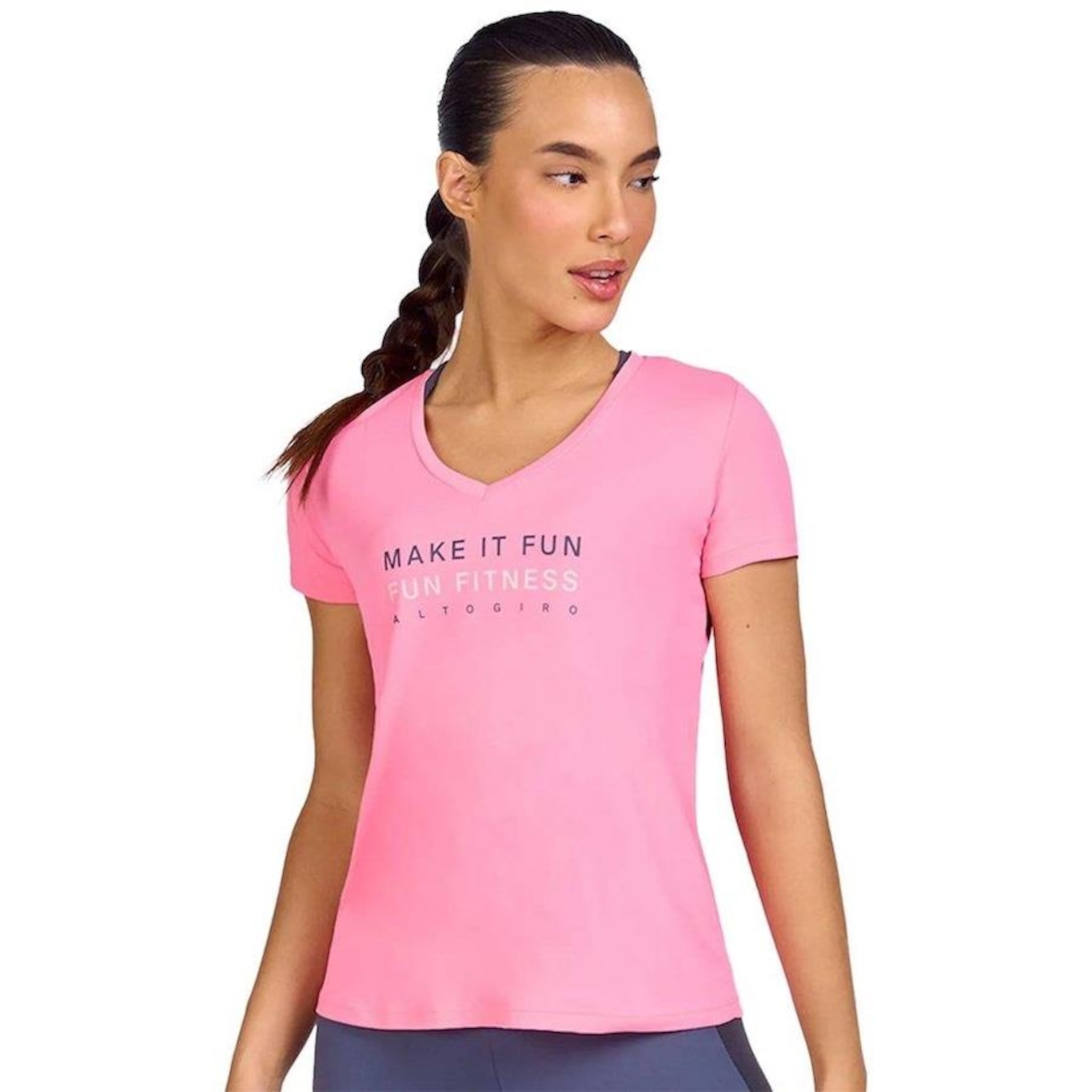 Camiseta Alto Giro Make It Fun - Feminina - Foto 1