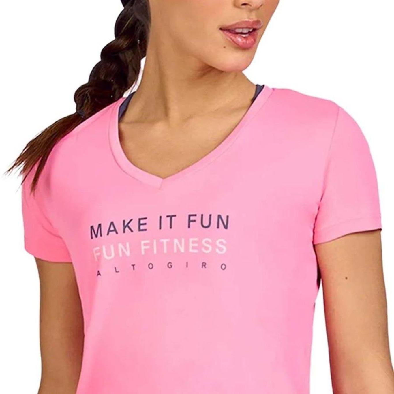 Camiseta Alto Giro Make It Fun - Feminina - Foto 3